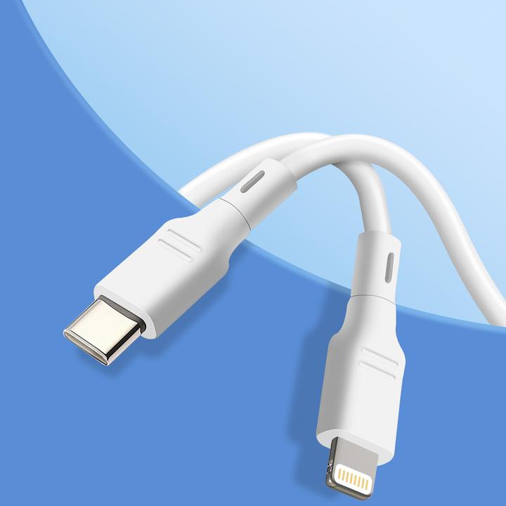 Actual product image USB-C / Lightning charging and data transfer cable (1 m, USB 3.2 Gen 1, 27 W)