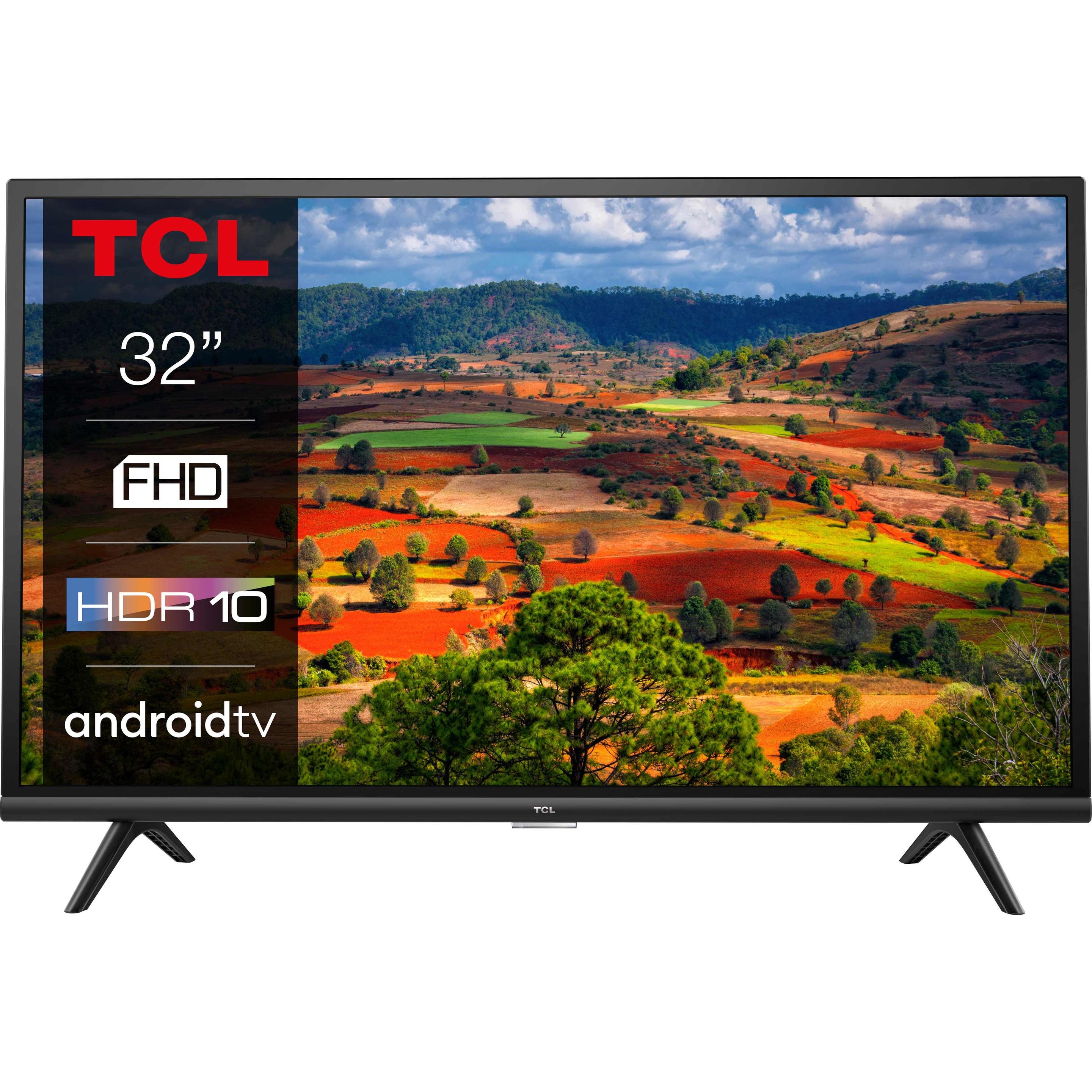 TCL 32ES570F (32", ES5, LCD, Full HD, 2021), TV, Schwarz