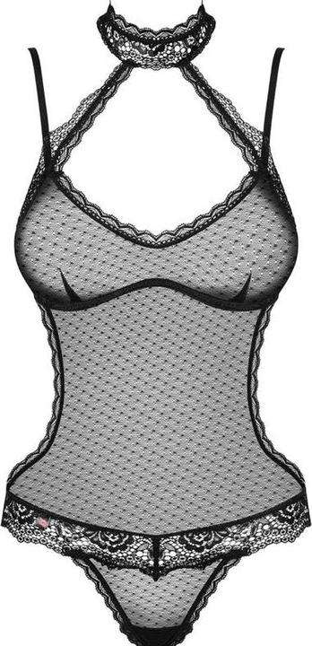 Immagine prodotto Obsessive Body nero trasparente con pizzo (L, XL)