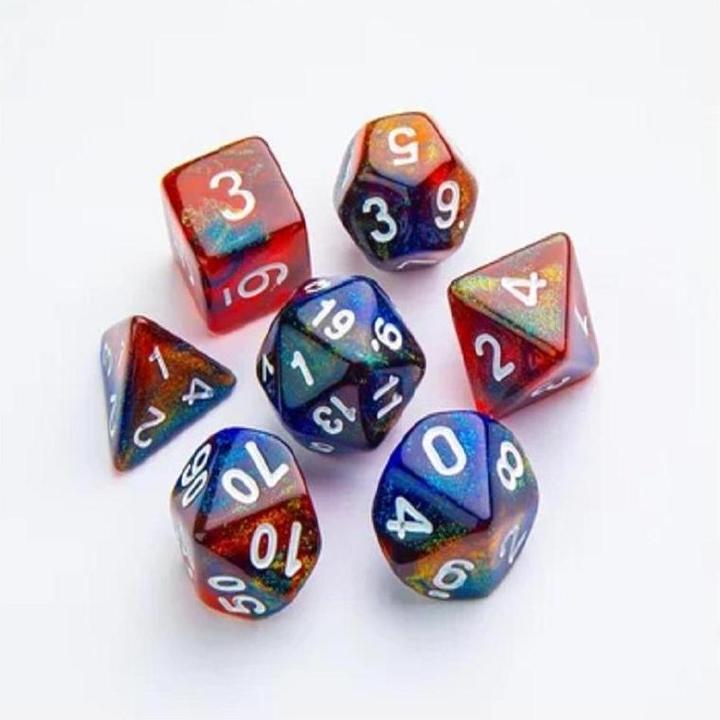 Image du produit Gamegenic Set de 7 Dés Jdr - Galaxy Series : Mars