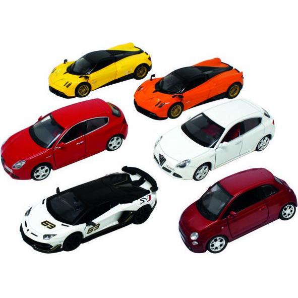 ODS Silver Wheel - Licensed Italian cars 1:32, breech-loading, opening doors, lights and sounds, batteri