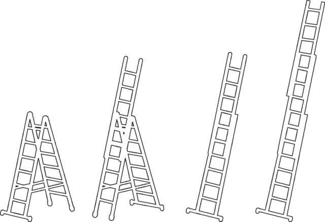 Image du produit Zarges Echelle multi-usages 3 éléments (Échelle multifonction, 860 cm)