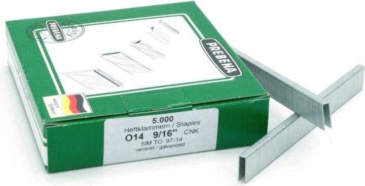 Actual product image Prebena Staples galvanised14 mm