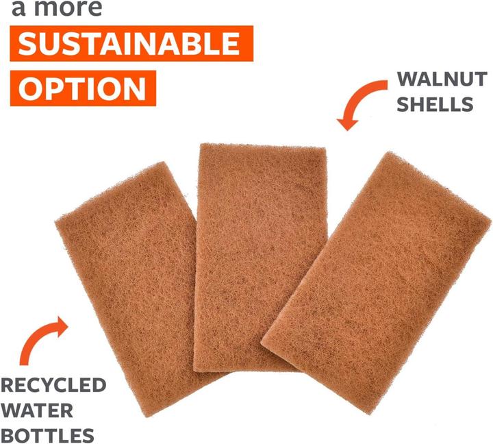 Produktbild Full Circle Home Walnuss-Scheuerschwämme Neat Nut 3er-Pack (3 Stk.)