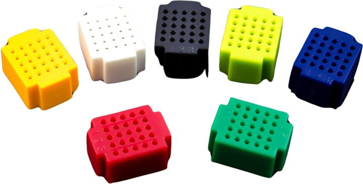 Purecrea Set Mini Breadboard 25 Pins 7 Stück