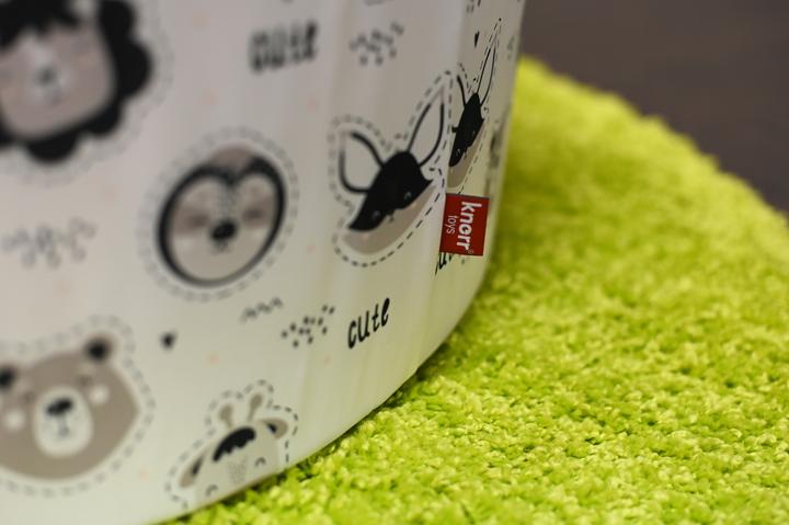 Immagine prodotto Knorrtoys Bällebad soft - "Cute Animals" - 150 balls grey/white/transparent (ca. 7 cm)