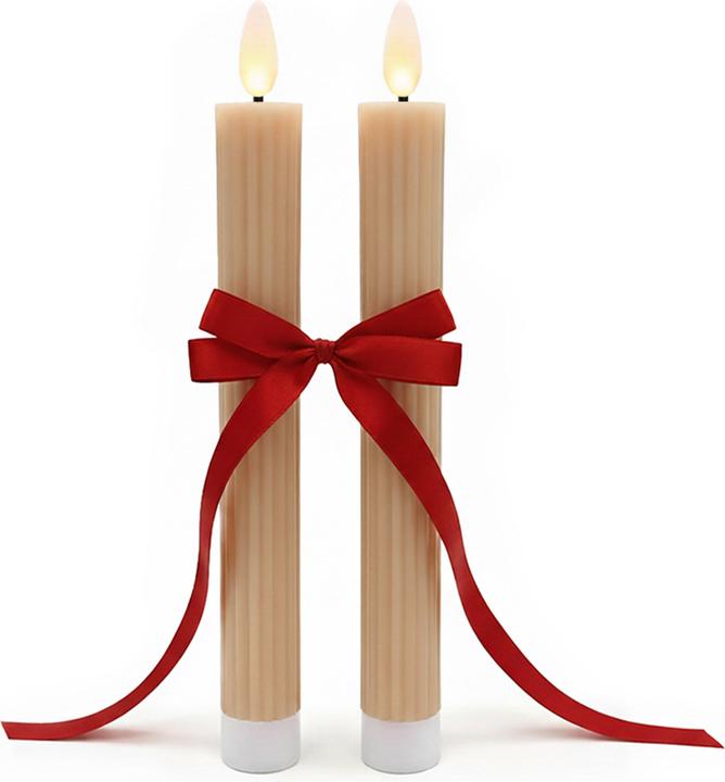 Relaxdays 2x LED-Stabkerzen (2x)
