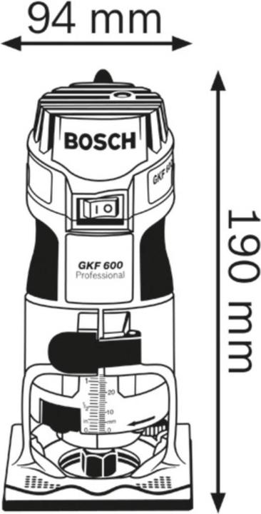 Image du produit Bosch Professional GKF 600 (Affleureuse)