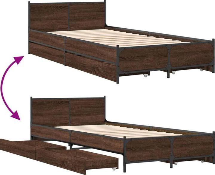 Image du produit vidaXL Bettgestell (75 x 190 cm)