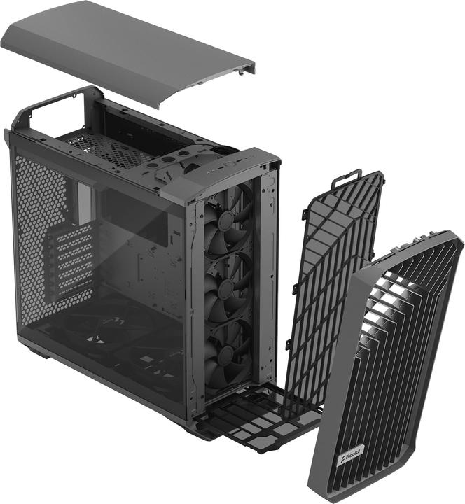Actual product image Fractal Torrent Gray TG Light (ATX, mATX, E-ATX, SSI CEB, SSI EEB, ITX)