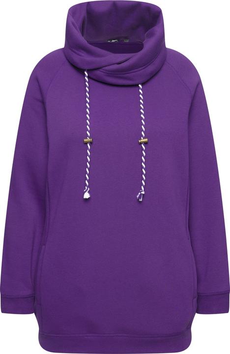 Produktbild Ulla Popken Sweatshirt, weiter Stehkragen, Taschen, Raglan-Langarm (54)