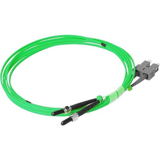 BlueOptics Duplex LWL Patchkabel SC-FSMA Multimode OM5 15 Meter (15 m), Netzwerkkabel