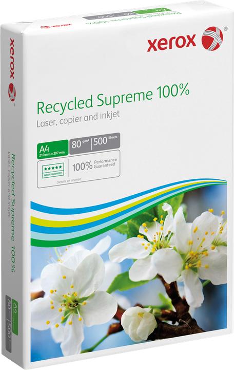 Produktbild Xerox Recycled Supreme+ weiss A4 80gr. (A4, 500 Blätter, 80 g/m²)
