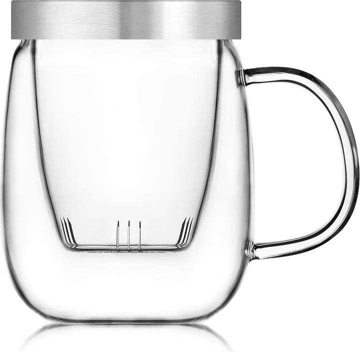 Immagine prodotto Samadoyo Caffettiera ovale in acciaio inox (0.50 l)