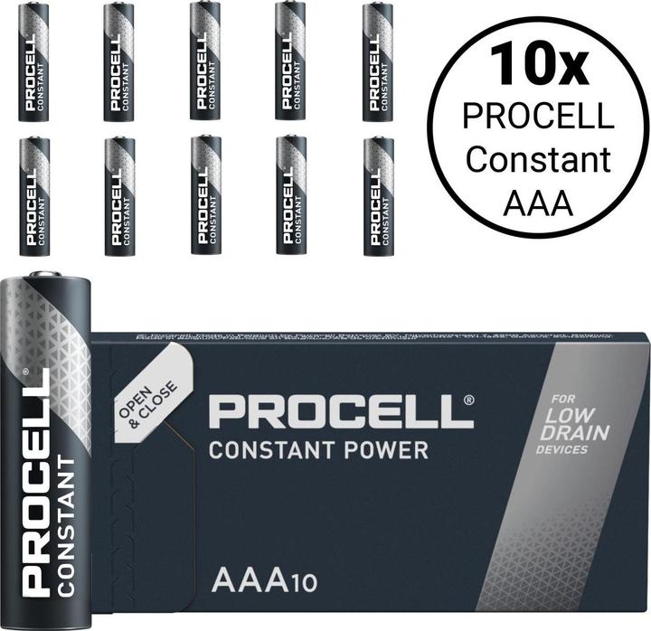 Procell AA (LR6) Constant - 10 Batterien (10 pcs, AA, 3125 mAh)