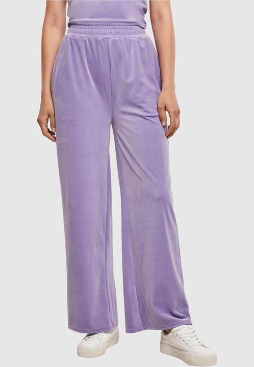 Produktbild Urban Classics Ladies High Waist Straight Velvet Sweatpants (XL)