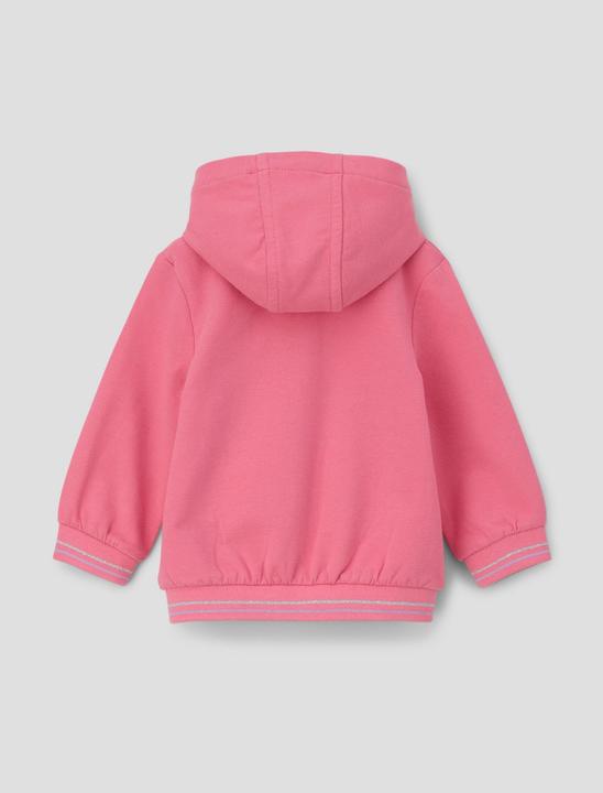 Produktbild s.Oliver Sweatshirt Jacke Sweatshirt-Jacke mit Flamingo-Detail (74)