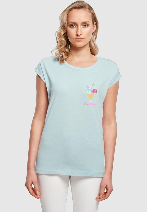 Produktbild Merchcode Ladies Pina Colada Extended Shoulder Tee - 113663 (S)