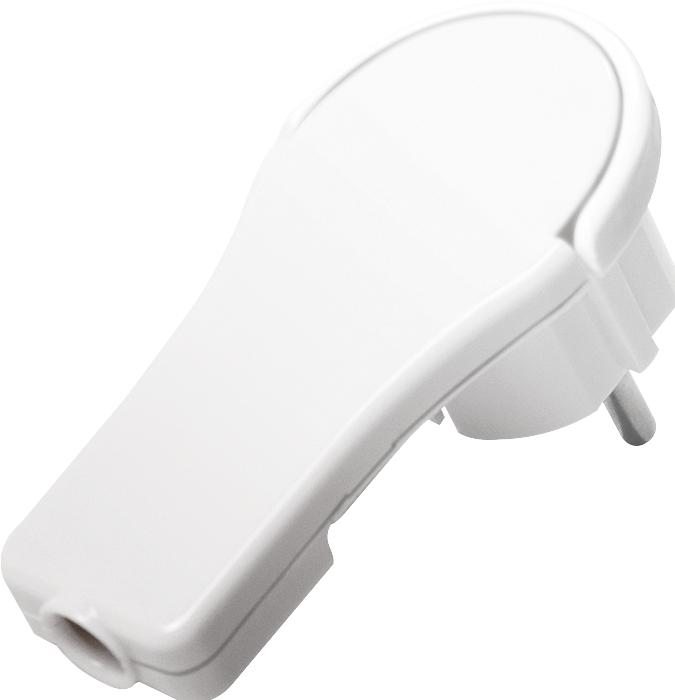 Productafbeelding LogiLink Platte hoekplug wit