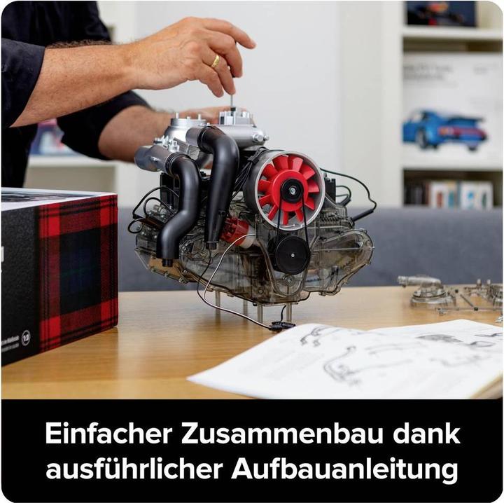 Actual product image Franzis Porsche 911 Turbo engine kit