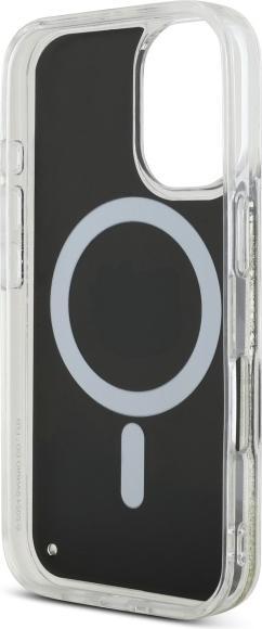 Image du produit Hello Kitty HKHMP16SLGDIK iPhone 16 6.1" czarny złoty/black gold hardcase Liquid Glitter Fever MagS (Apple iPhone 16)