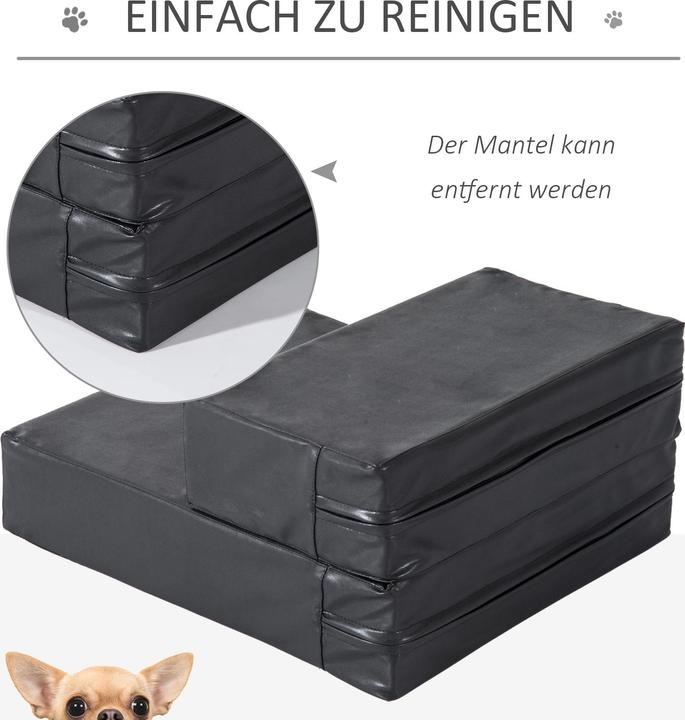 Actual product image PawHut Dog stairs foldable (Dog, Washable)
