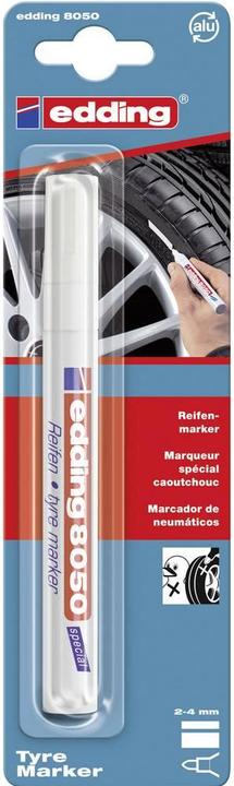 Produktbild Edding Reifenmarker (Weiss, 4 mm, 1 x)