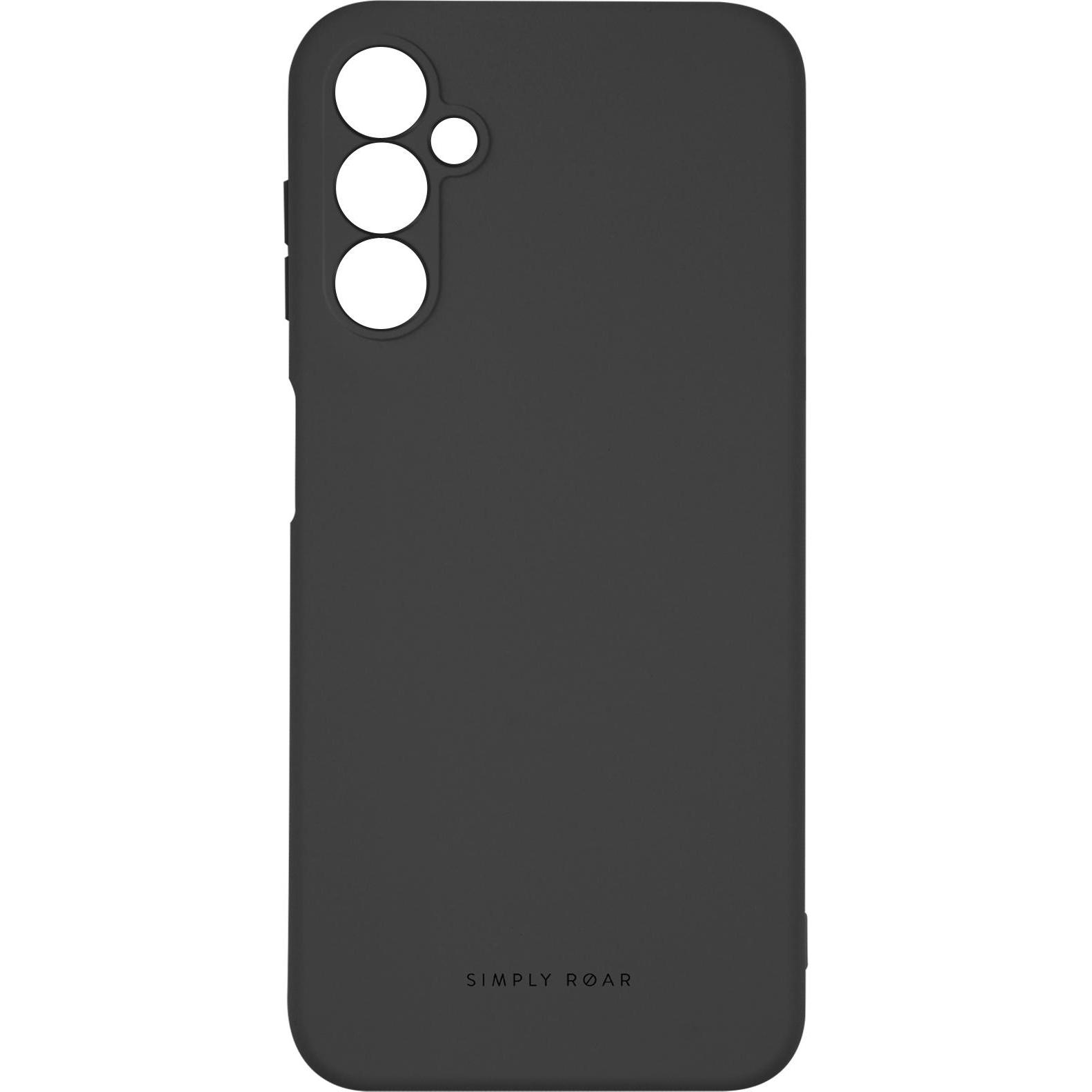 Roar Space Silikonhülle Series (Samsung Galaxy A14), Smartphone Hülle, Schwarz