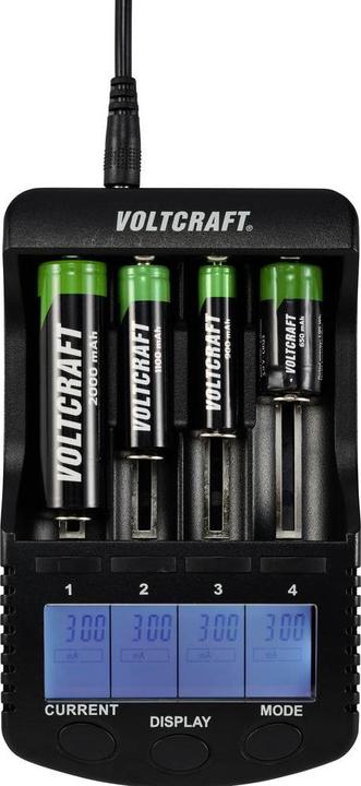 Produktbild Voltcraft Rundzellen-Ladegerät CC-2 (1 Stk., AAA, AA, Ladegerät inkl. Akku)
