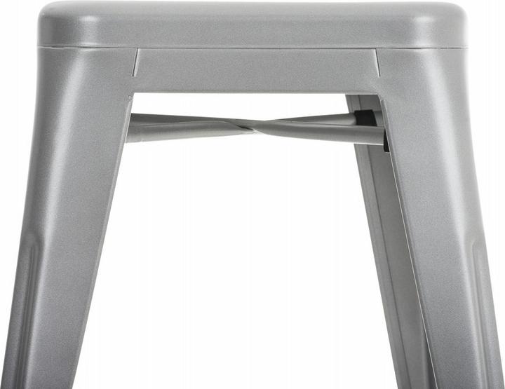 Produktbild CLP 4er Set Hocker Armin, silber