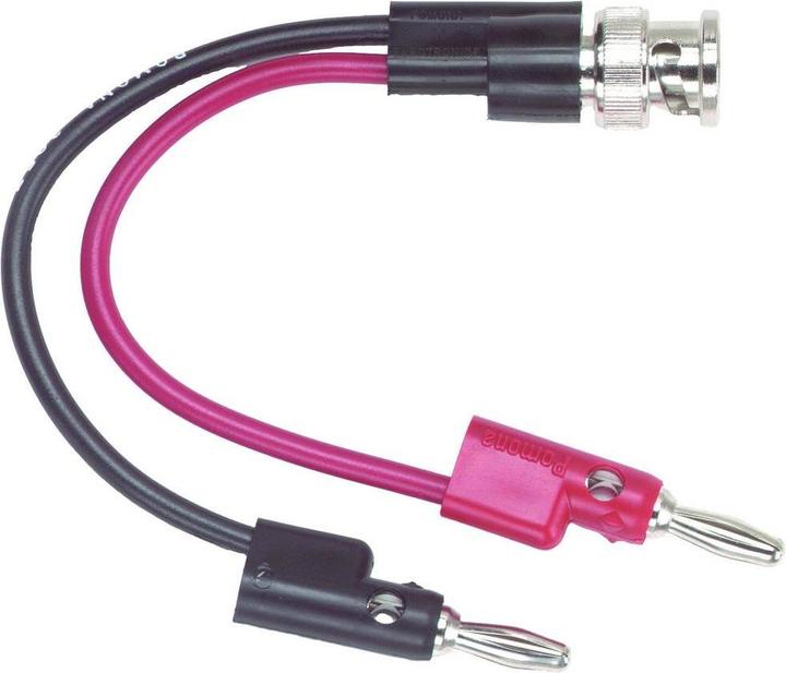 Pomona Electronics BNC plug to multi-stacking banana plug breakout