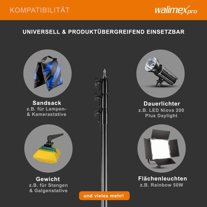 Actual product image Walimex pro pro lamp tripod AIR with air damping (355 cm, 8 kg)