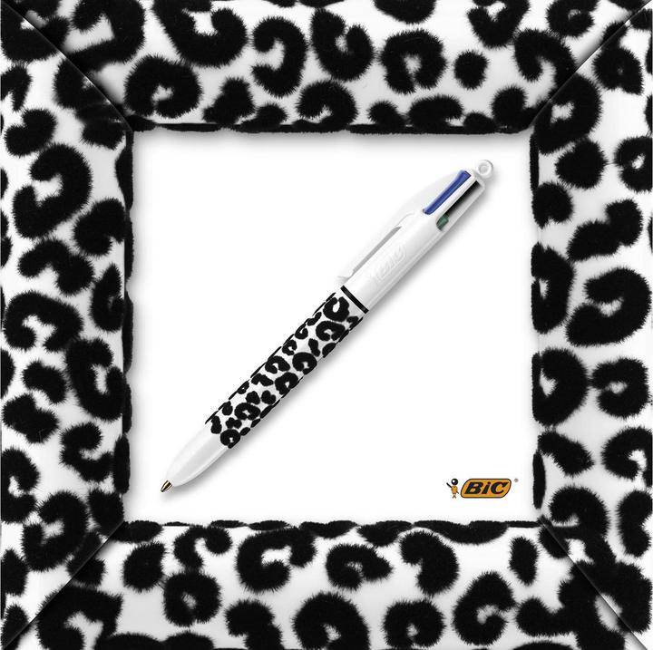 Produktbild Bic 4 Colours Velours (Weiss, Assortiert, Schwarz, 1 x)