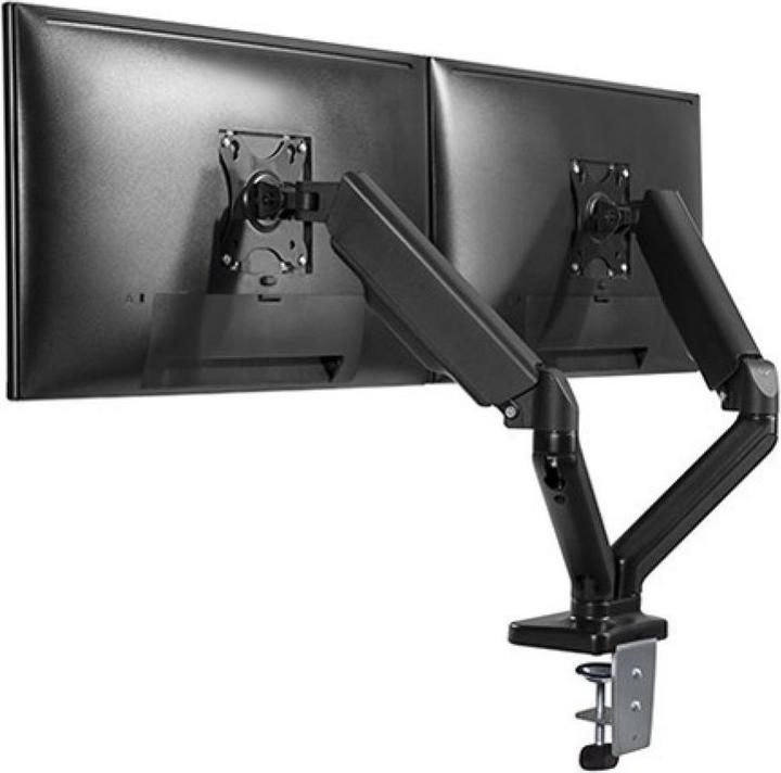Image du produit Techly Support de bureau pour 2 LCD TV LED 43-81cm 17-32pouces Pince Vérin Noir (Tables, 32", 9 kg)