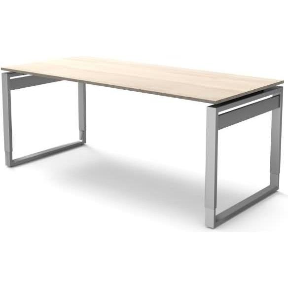 Kerkmann, Schreibtisch, Schreibtisch Form5 Bügel-Gestell 180x80x68-82cm ahorn