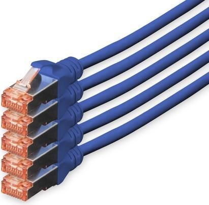 Produktbild Digitus CAT 6 S-FTP Patchkabel Cu LSZH AWG 27/7 Länge 10 m Farbe Blau (S/FTP, CAT6, 10 m)