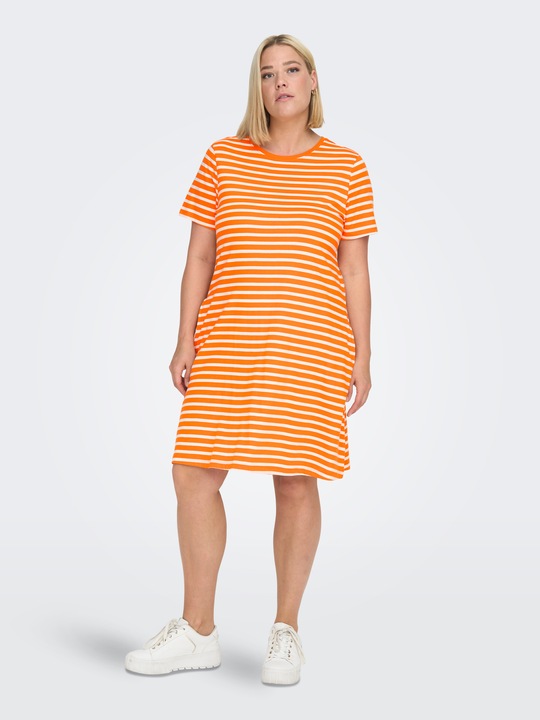 Produktbild Only Curvy Print Kleid mit kurzen Ärmeln (50, 52, L)
