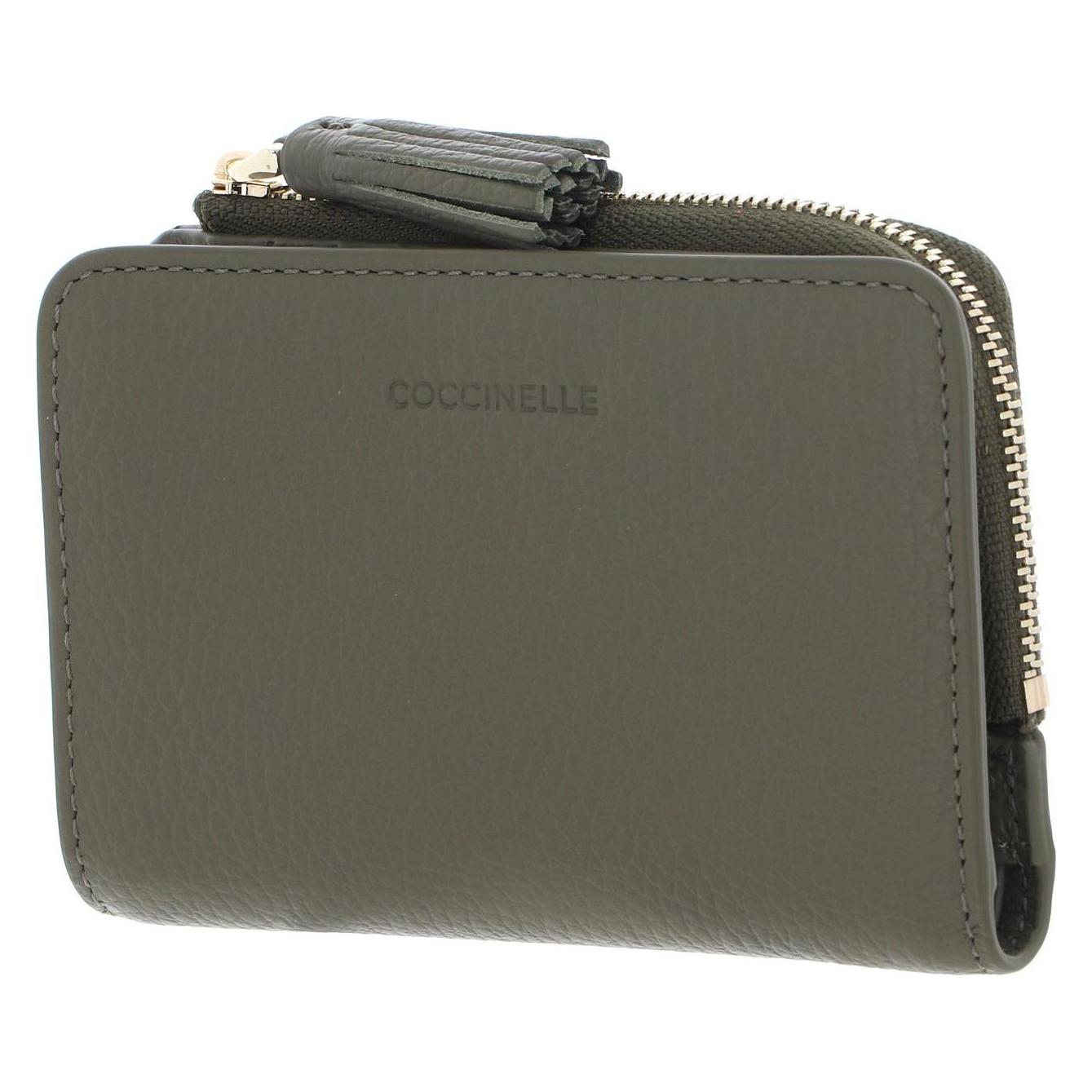 Coccinelle, Damen, Portemonnaie, Tassel Wallet, Grün
