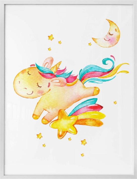 Actual product image Trenddeko Shiny the Unicorn (30 x 40 cm)