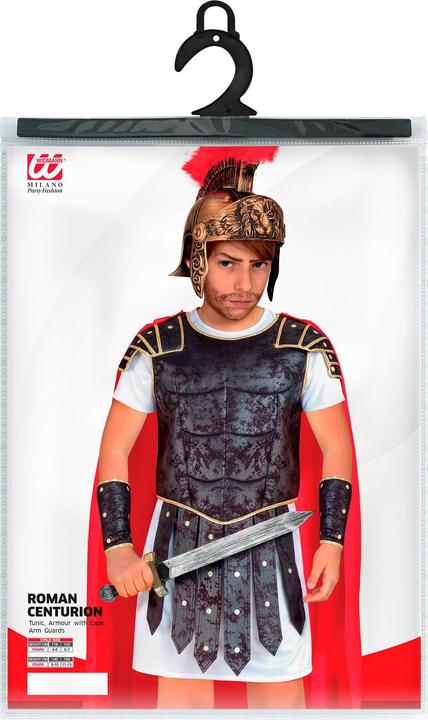 Actual product image Widmann RÖMISCHER CENTURIO (Tunika, Rüstung mit Umhang, Armschoner), 158/11-13 Jahre (146, 158)