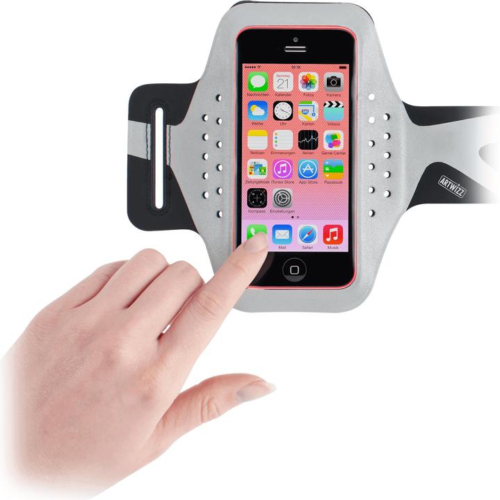 Produktbild Artwizz Sportsband Tasche für iPhone 5/5C/5S/SE/ Smartphones Grau (Apple iPhone 5, Apple iPhone 5s, Apple iPhone 5c)
