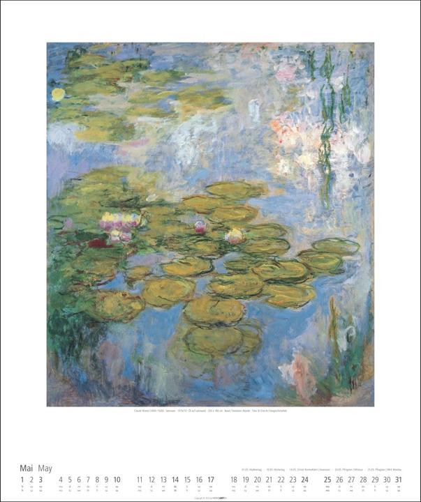Produktbild Claude Monet Kalender 2026 (46 x 55 cm)