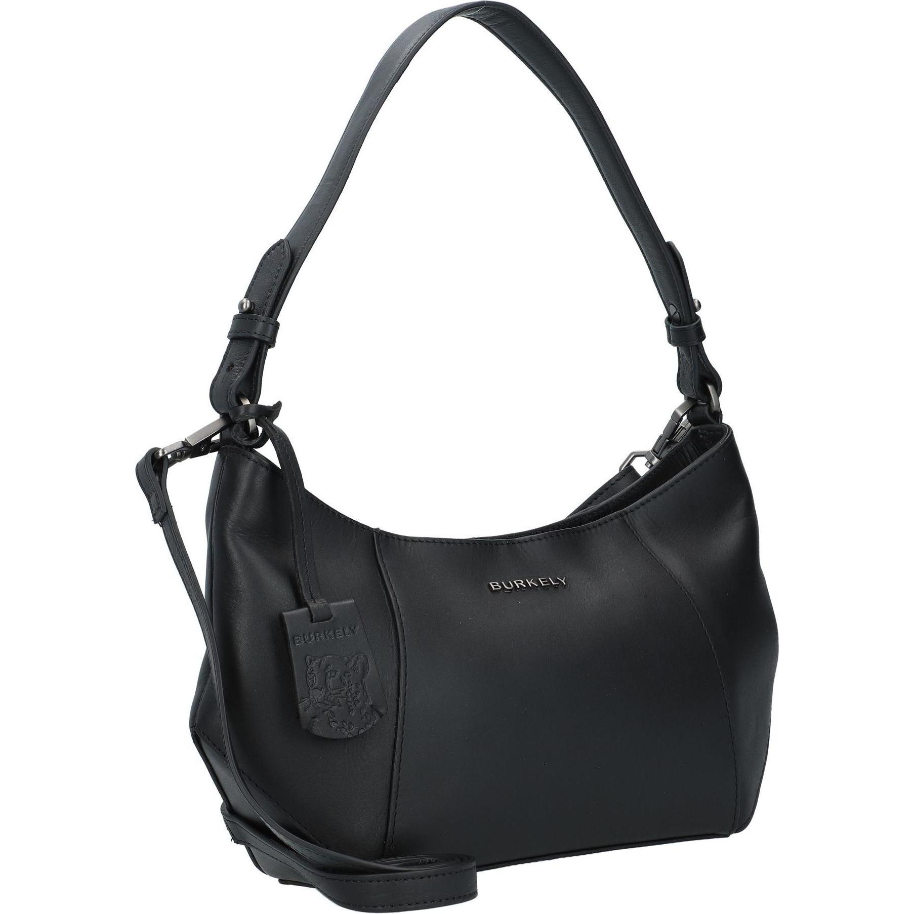 Thumbnail - Burkely, Handtasche, Nocturnal Nova Schultertasche Leder 32 cm, Schwarz
