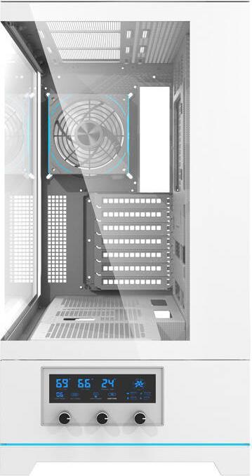 Produktbild Darkflash Tech Darkflash DY451 PRO computer case with fan (white) (ATX, mATX, ITX)