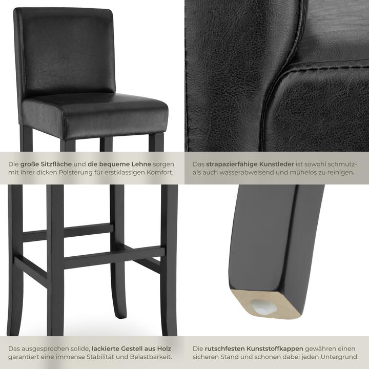 Image du produit tectake Chaise de bar