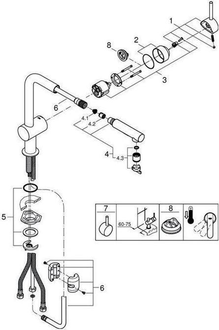 Produktbild Grohe Minta Einhand-Spültischbatterie