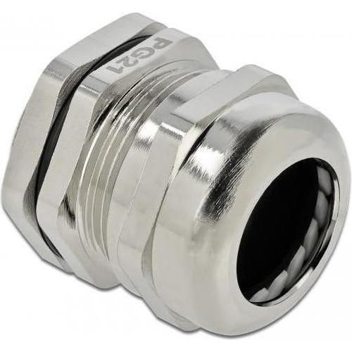 Delock, Kabelverbindung, Kabelverschraubung PG21 Metall