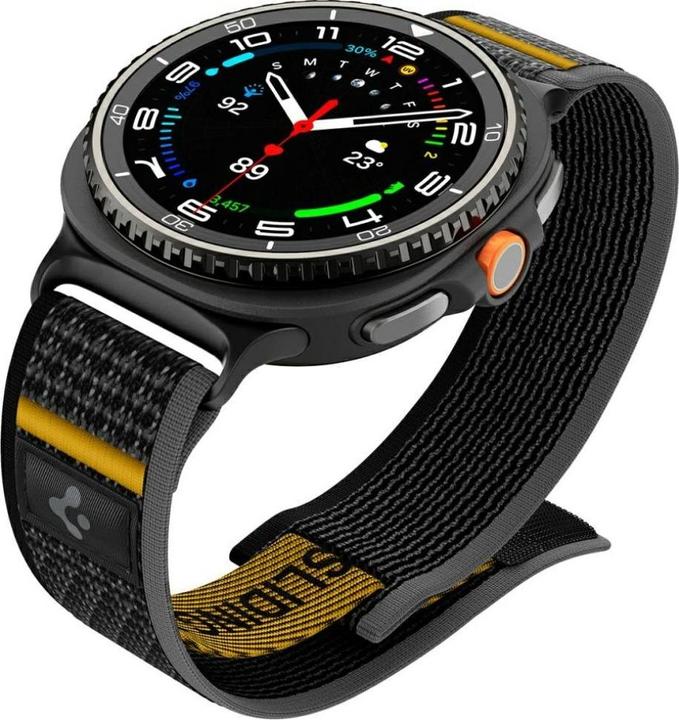 Produktbild Spigen - Athlex Air - Samsung Galaxy Watch8 / Classic (40 / 44 / 46mm) - Active Black (40 mm, 44 mm, 46 mm, Kunststoff, Nylon)