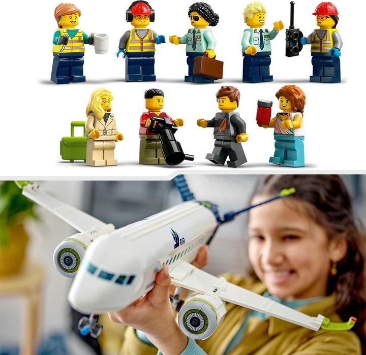 Produktbild LEGO Passagierflugzeug (60367, LEGO City)