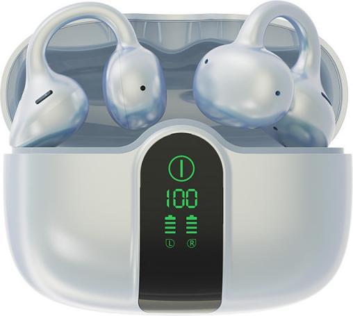 Blackview AirBuds 15 (Bluetooth 6.0 - Ecran d'Affichage - Reduction de Bruit) Blanc (ANC, Kabellos)